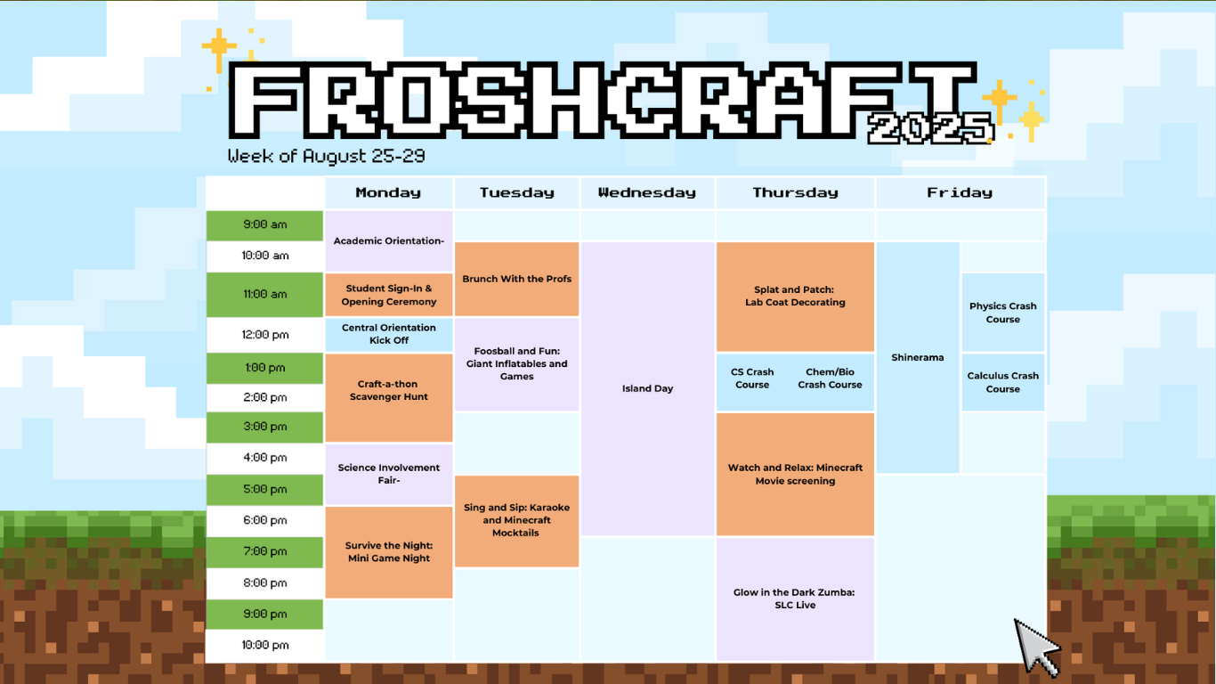 Orientation Schedule